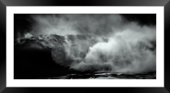 Cornwall Storm Framed Mounted Print by Clive Eariss