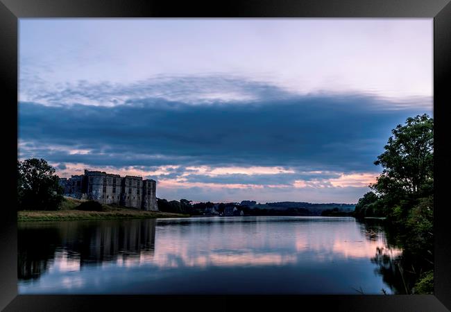 Carew Castle  Framed Print by Mal Spain