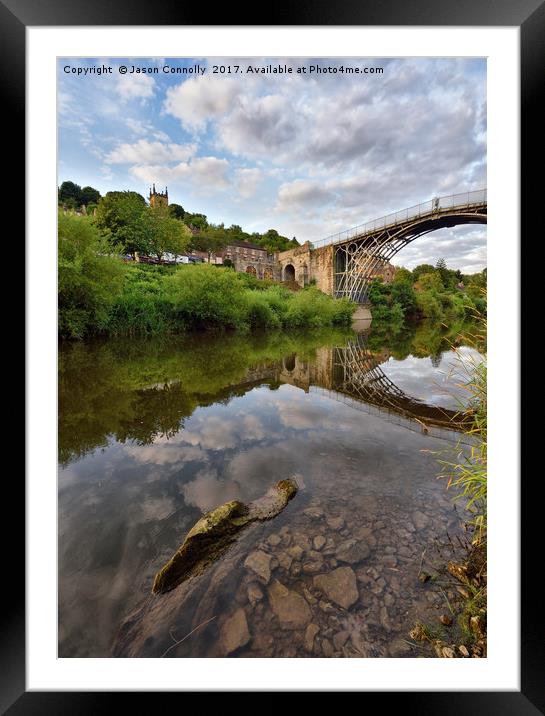 Ironbridge, Shropshire. Framed Mounted Print by Jason Connolly