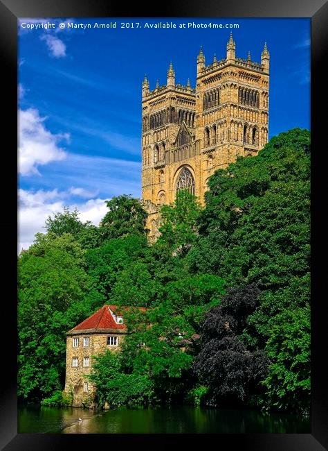 Durham Cathedral and Old Fulling Mill Framed Print by Martyn Arnold