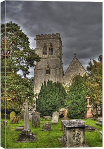 St John the Evangalist Stanmore Canvas Print by Chris Thaxter
