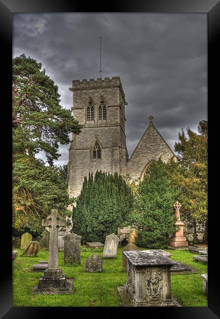 St John the Evangalist Stanmore Framed Print by Chris Thaxter