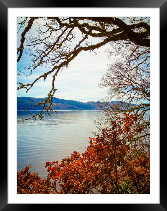 Loch Ness Framed Mounted Print by Ellie Rose