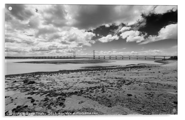 Second Severn Crossing Acrylic by David Tinsley