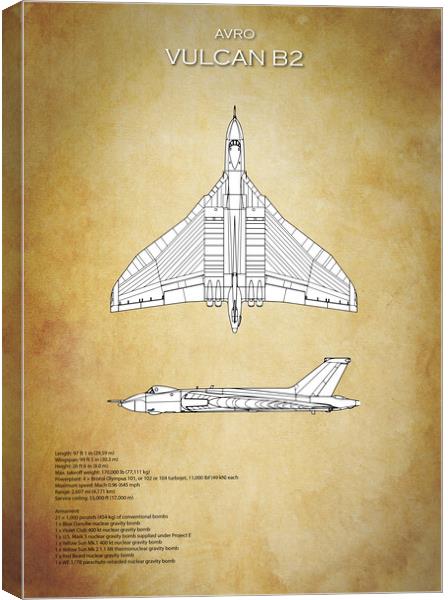 Avro Vulcan B2 Canvas Print by J Biggadike