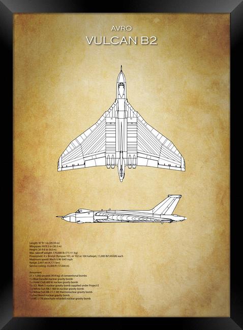 Avro Vulcan B2 Framed Print by J Biggadike