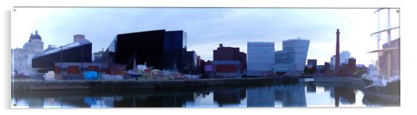     Liverpool Docks                           Acrylic by ian broadmore