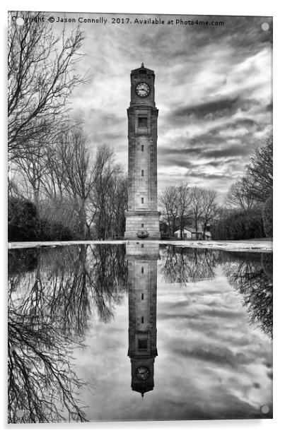 Stanley Park Clocktower Acrylic by Jason Connolly