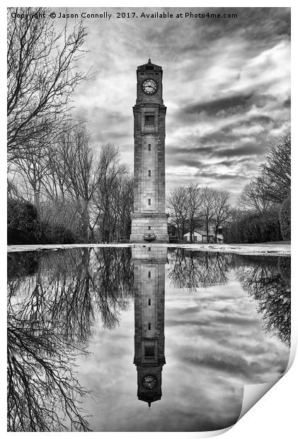 Stanley Park Clocktower Print by Jason Connolly