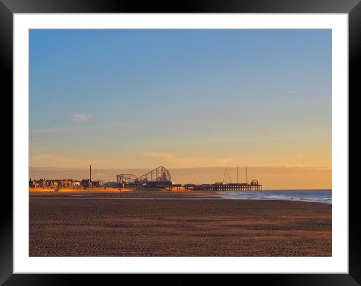 South Pier  Framed Mounted Print by Victor Burnside