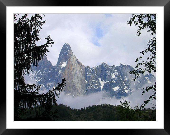French alps Framed Mounted Print by Linda More
