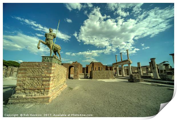 Pompei Centaur Print by Rob Hawkins