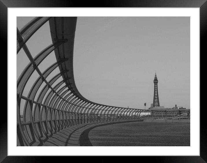 Blackpool  Framed Mounted Print by Victor Burnside