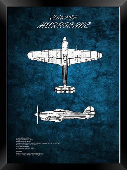 Hawker Hurricane Framed Print by J Biggadike
