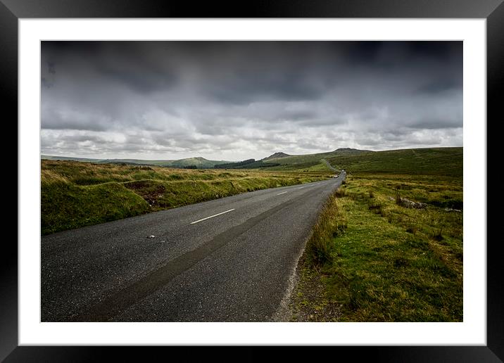 Dartmoor Roadtrip Framed Mounted Print by Dean Messenger