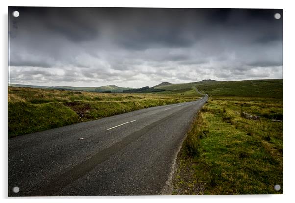 Dartmoor Roadtrip Acrylic by Dean Messenger