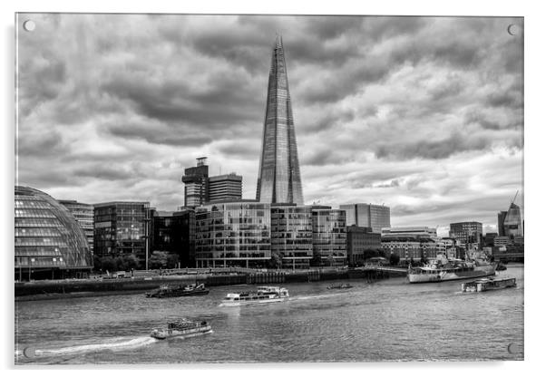 The Shard London Acrylic by Tony Bates