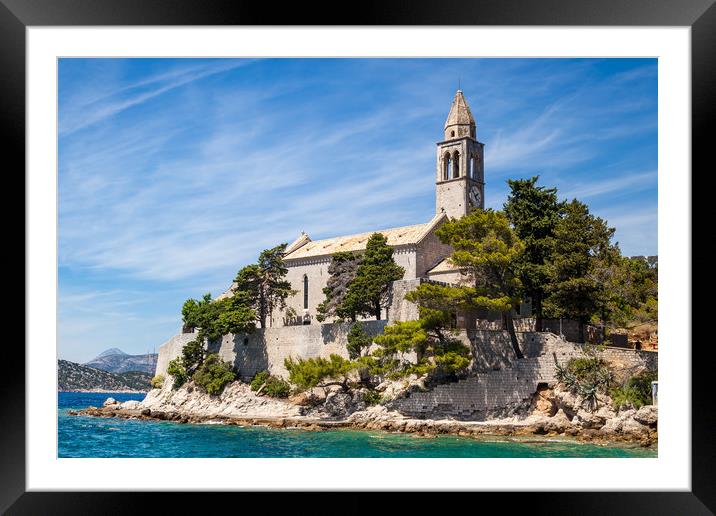 Majestic St Mary's Church by the Sea Framed Mounted Print by Kevin Snelling