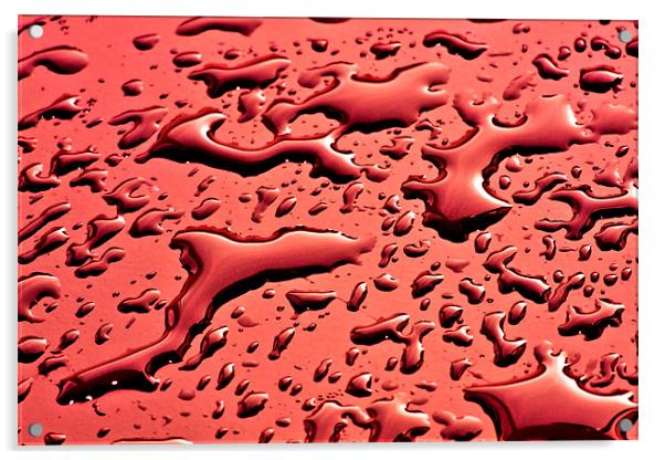 Red water Acrylic by Mike Gorton