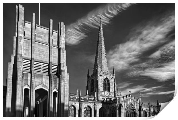 Sheffield Cathedral                     Print by Darren Galpin
