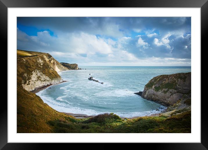 Jurassic Coast Framed Mounted Print by Svetlana Sewell