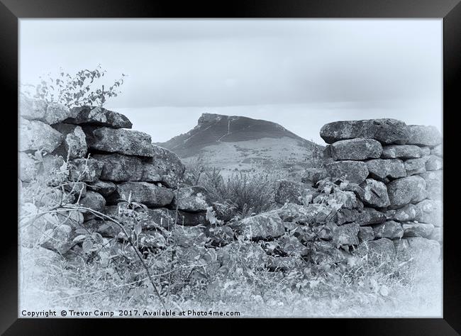 The Enigmatic Roseberry Topping Framed Print by Trevor Camp