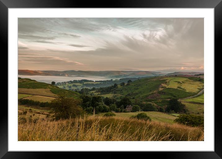 Hope Valley Inversion Framed Mounted Print by Paul Andrews