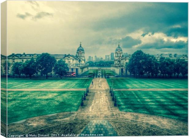 View of Greenwich Canvas Print by Moty Dimant