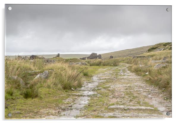 Foggintor Quarry Dartmoor Acrylic by Images of Devon