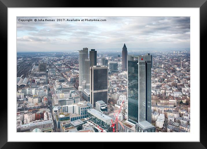 Frankfurt am Main Framed Mounted Print by Juha Remes