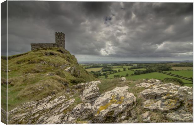 A Stormy Dartmoor Canvas Print by Images of Devon