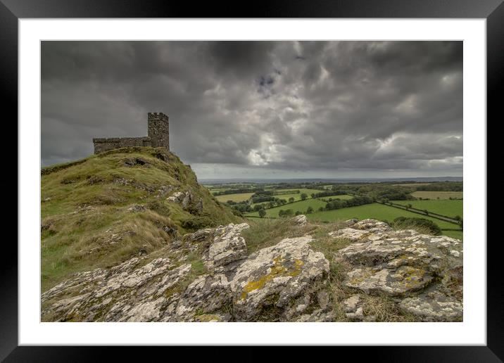 A Stormy Dartmoor Framed Mounted Print by Images of Devon