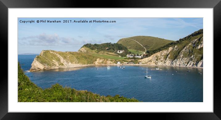 Lulworth Cove Framed Mounted Print by Phil Wareham