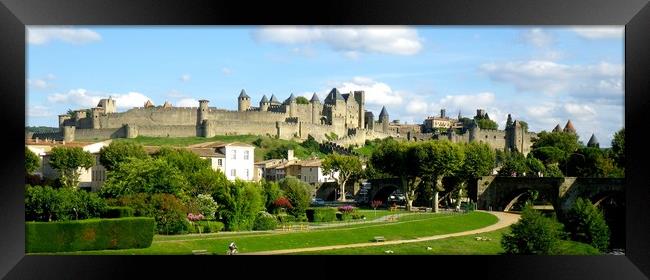 Carcassonne, Languedoc Framed Print by Mike Lanning