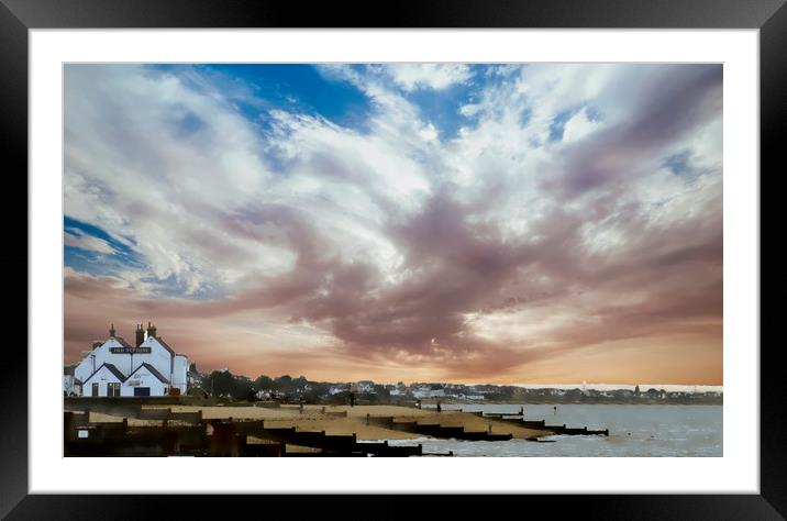 Old Neptune Whitstable Framed Mounted Print by David French