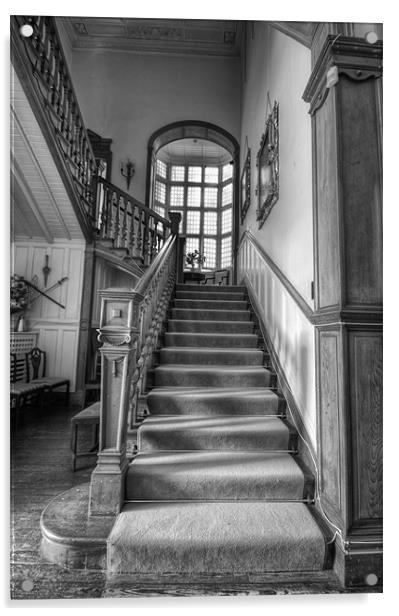The Stairway. Acrylic by Jim kernan