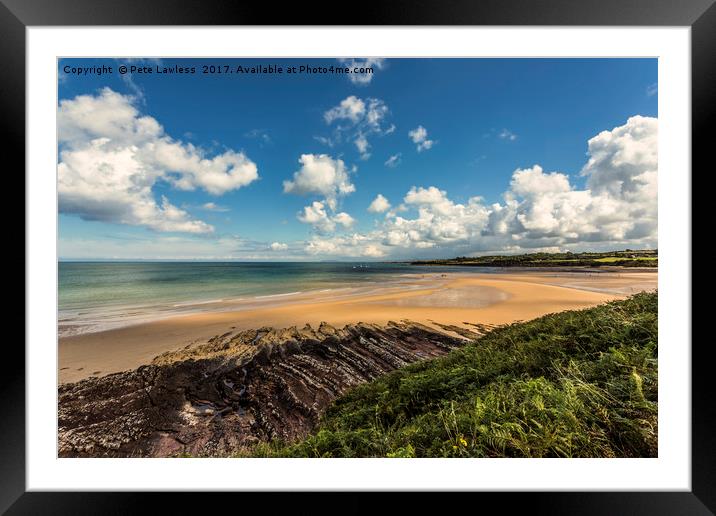 Lligwy Beach Framed Mounted Print by Pete Lawless