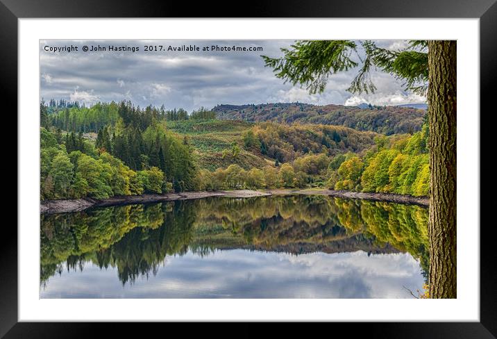 Autumnal Reflections Framed Mounted Print by John Hastings