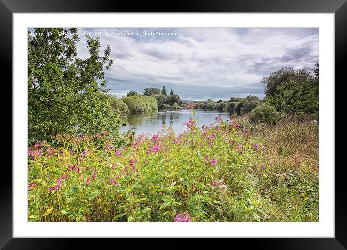 River Trent, Attenborough Framed Mounted Print by Brian Fagan