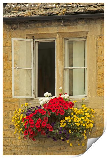 The Window Box Print by Derek Corner