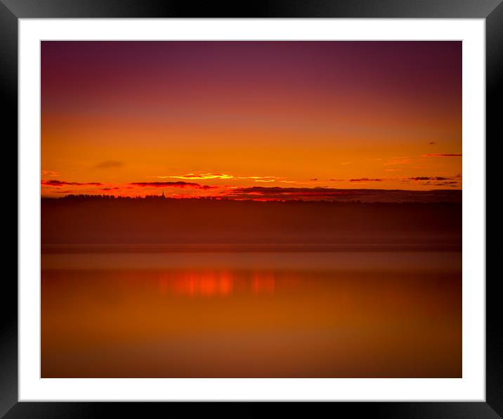 Swedish sunrise Framed Mounted Print by Hamperium Photography