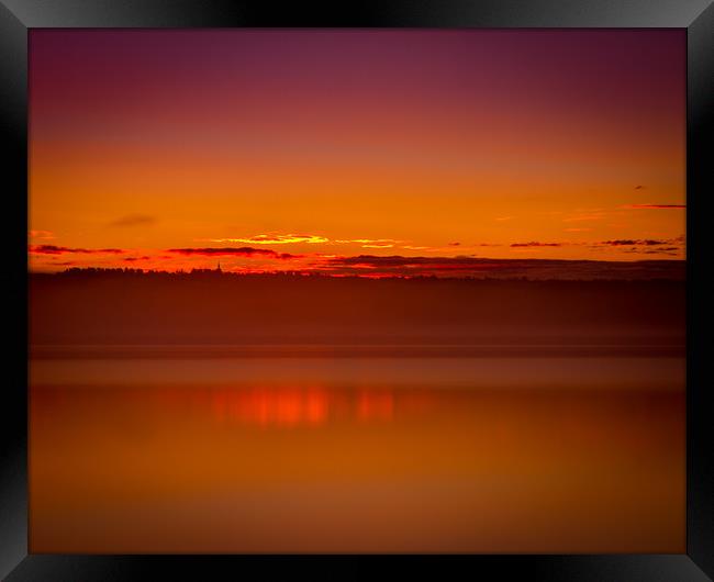 Swedish sunrise Framed Print by Hamperium Photography