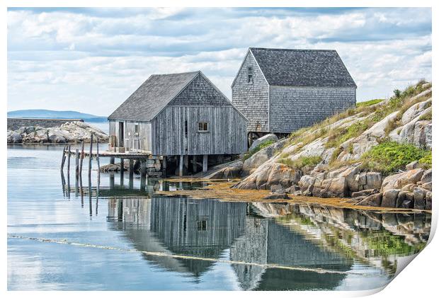 Peggys Cove Print by Mary Lane