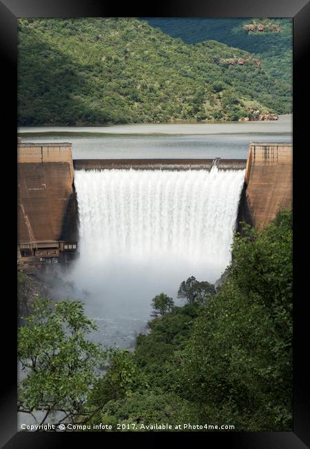 the swadini dam near the blyde river Framed Print by Chris Willemsen