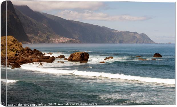 the northern coastline of madeira Canvas Print by Chris Willemsen