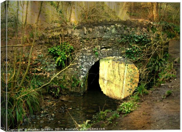 The Lost Bridge. Canvas Print by Heather Goodwin