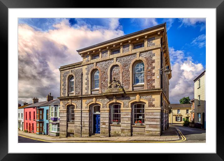 Grace Court House, Narberth, Pembrokeshire, Wales, Framed Mounted Print by Mark Llewellyn