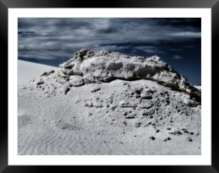 White Sands Framed Mounted Print by Mary Lane