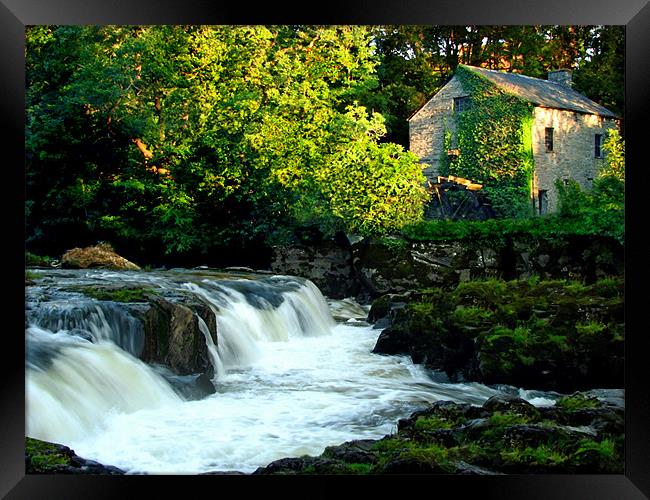 The Old Mill. Framed Print by paulette hurley