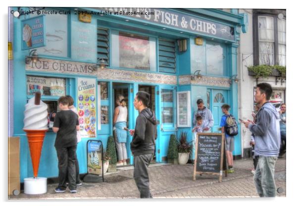 Savoury Delights by the Seaside Acrylic by Nicola Clark